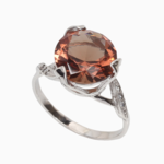 серебряное кольцо с полудрагоценными камнями 57208367